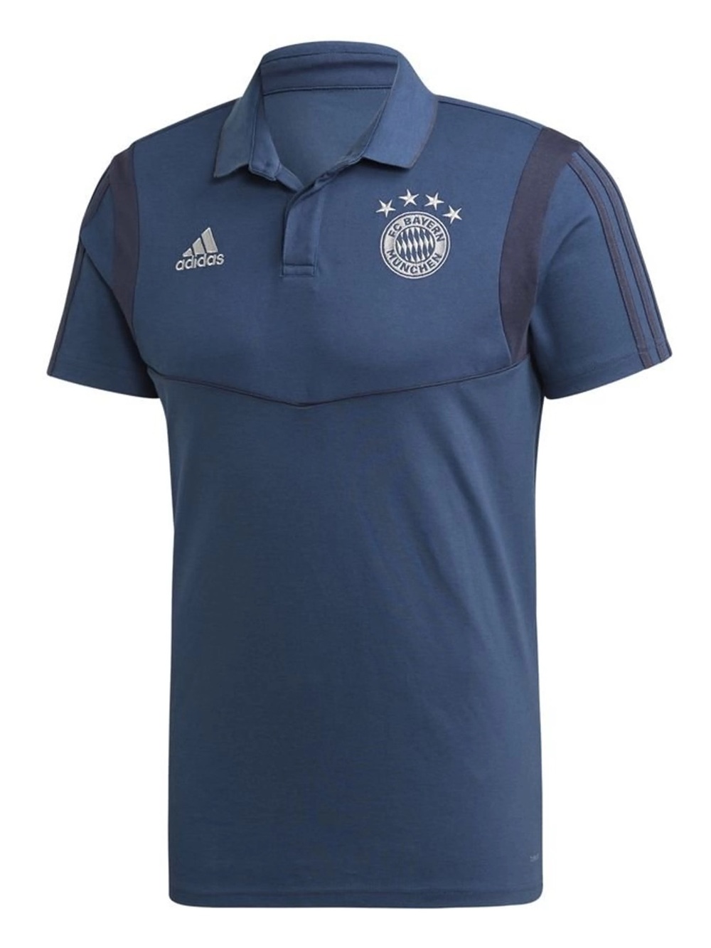 FC Bayern Munchen Adidas Training Polo Navy Telekom Sponsor Size S NWT